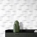 Ver imagem 1 de Papel De Parede Adesivo Autocolante Efeito 3D Abstrato Geometrico