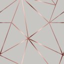 Ver imagem 2 de Papel De Parede Para Quarto E Sala Geométrico Rose Silver