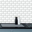 Ver imagem 1 de Papel De Parede Adesivo Autocolante Azulejo Portugues Tijolo Branco