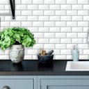 Ver imagem 3 de Papel De Parede Adesivo Autocolante Azulejo Portugues Tijolo Branco