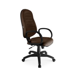 Cadeira Presidente Tes04 Gomada Marron