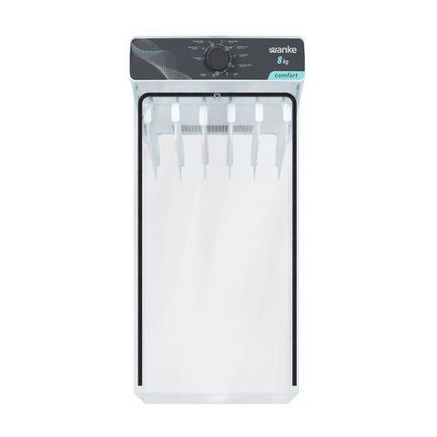 Secadora de Roupas Wanke Comfort - 8 Kg - Branca