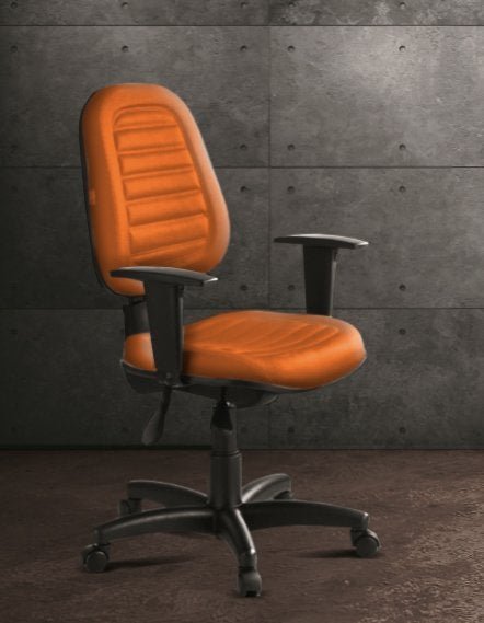 Cadeira de Escritório Internauta Premium Martiflex Laranja