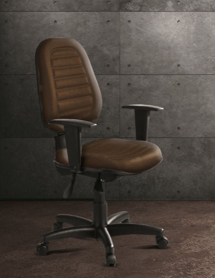 Cadeira de Escritório Internauta Premium Martiflex Marrom - 4