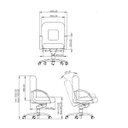 Ver imagem 2 de Cadeira de Escritório Venire Diretor Giratória Branco