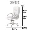 Cadeira de Escritório Venire Martiflex - Branco - 3