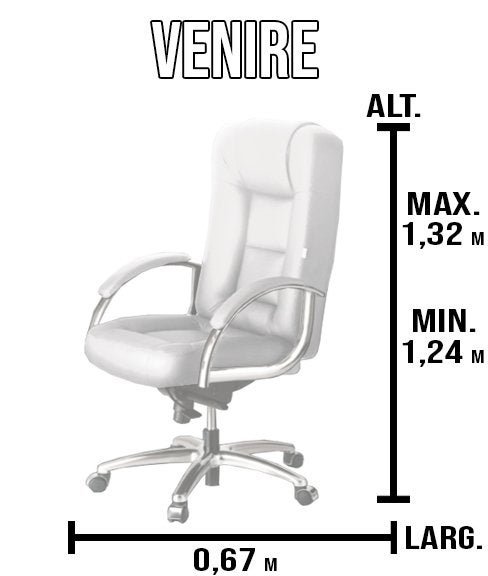 Cadeira de Escritório Venire Martiflex - Preta - 3