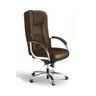 Cadeira de Escritório Venire Presidente Giratória Marrom - 1