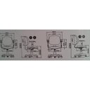 Ver imagem 3 de Cadeira Giratória Internalta Lisa Branca