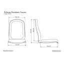 Ver imagem 2 de Cadeira Presidente Giratória Tescaro Komanche Preta