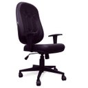 Ver imagem 1 de Cadeira Presidente Giratória Tescaro Komanche Preta