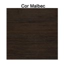 Ver imagem 3 de Conjunto Mesa para Estudo Corporativa Malbec com Armário 4 Gavetas-Direito 25mm 1,60x1,80x0,77