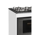 Ver imagem 2 de Balcão Gabinete para Cooktop de 5 Bocas e para Forno Elét. Bur 01 Porta Cor Branco com Tampo Marmori