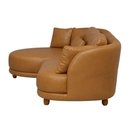 Ver imagem 2 de Sofá 05 Lugares 330cm Arizona com Chaise Direito Corano Caramelo - Nexta Casa