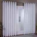 Ver imagem 1 de Cortina 2 Folhas Bordada Babilônia 200cmx230cm Niazitex
