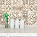 Ver imagem 3 de Papel Parede Adesivo Cozinha Azulejo Hidráulico Português