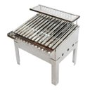 Ver imagem 2 de Churrasqueira Parrilla Aço Inox Portátil Grelha Argentina