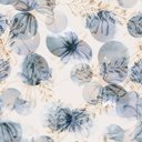 Ver imagem 2 de Papel de Parede Contemporâneo com Desenhos em Flores e Trigos