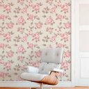 Ver imagem 1 de Papel De parede Para Quartos E Sala Em Tons Bege Cinza E Rosa