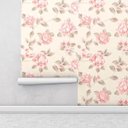 Ver imagem 3 de Papel De parede Para Quartos E Sala Em Tons Bege Cinza E Rosa