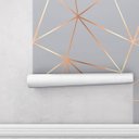 Ver imagem 4 de Papel De parede Para Quarto E Sala Geométrico Gold Grey