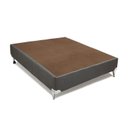 Ver mais imagens de Cama Box King: Colchão Molas SuperPocket Ensacadas Ortobom Gold Ultragel + Base CRC Suede Cinza(186x