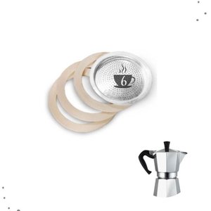 Filtro para Cafeteira Italiana / Moka de Alumínio Reposição - 6 Xícaras