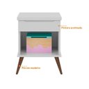 Ver imagem 1 de Mesa de Apoio Pés Palito Retrô Alice 100% MDF Branco