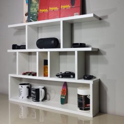 Nicho Prateleira Suspenso para Quarto Zeus Solutions Slim - Branco - 4