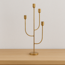 Ver imagem 2 de Castical em Metal Decorativo 4 Velas 54,5cm