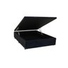 Cama Box Baú Casal 138 Suede Preto com Colchão de Espuma - D33 Ortobom Iso 100 60x138x188 - 3