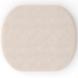 Puff Decorativo Orgânico para Living Quarto 70cm Doha W01 Suede Bege - Lyam Decor - 7