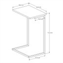 Ver imagem 3 de Mesa Lateral Apoio Sofá e Decoração Jb 4775 - Allure Madeira