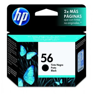 Cartucho Hp 56 C6656ab C6656al Preto
