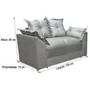 Ver imagem 4 de Sofá 2 Lugares Bege 607 Paris