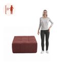 Ver imagem 4 de Puff para Apoio de Pés Modular 86cm Sync Kappesberg Boucle Hibisco