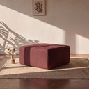 Ver imagem 1 de Puff para Apoio de Pés Modular 86cm Sync Kappesberg Boucle Hibisco