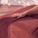 Ver imagem 5 de Puff para Apoio de Pés Modular 86cm Sync Kappesberg Boucle Hibisco