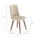 Ver imagem 6 de Conjunto de Jantar Mesa Retangular Harmony 6 Cadeiras Dakota - Caramelo