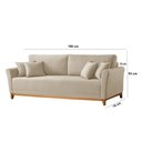 Ver imagem 2 de Sofá Brasil 160 Cm com Braço 10 Cm Fixo Meu Sofá Online