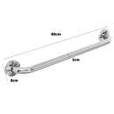 Ver imagem 5 de Barra Alça Apoio Kit 27 Uni 80cm Suporte Anti Queda Acessibilidade Pcd Cadeirante Segurança Banheiro