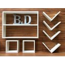 Ver imagem 4 de Kit De Nichos / Prateleira 7 Peças Mdf 15mm Brancotx