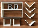 Ver imagem 4 de Kit De Nichos / Prateleira 7 Peças Mdf 15mm Brancotx