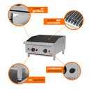 Ver imagem 4 de Charbroiler Chapa Churrasqueira Profissional Lanchonetes Inox a Gás 60cm Pro-60cb - Progás P44600