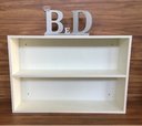 Ver imagem 5 de 1 Nicho com Divisória MDF 15Mm Brancotx 60x40x15cm para Decora
