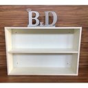 Ver imagem 1 de 1 Nicho com Divisória MDF 15Mm Brancotx 60x40x15cm para Decora
