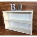 Ver imagem 3 de 1 Nicho com Divisória MDF 15Mm Brancotx 60x40x15cm para Decora
