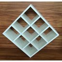 Ver imagem 5 de Nicho Para Toalhas 9 Lugares Mdf 15mm Brancotx 45x45x20cm