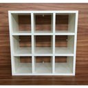Ver imagem 3 de Nicho Para Toalhas 9 Lugares Mdf 15mm Brancotx 45x45x20cm