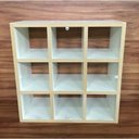 Ver imagem 1 de Nicho Para Toalhas 9 Lugares Mdf 15mm Brancotx 45x45x20cm